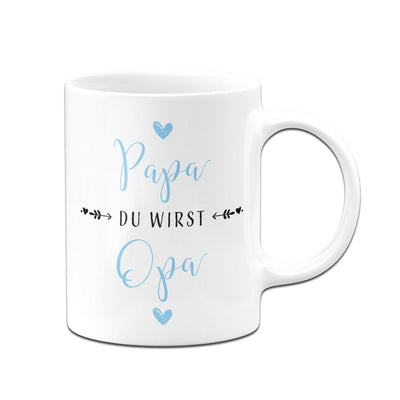 Bild: Tasse - Papa du wirst Opa V2 Geschenkidee