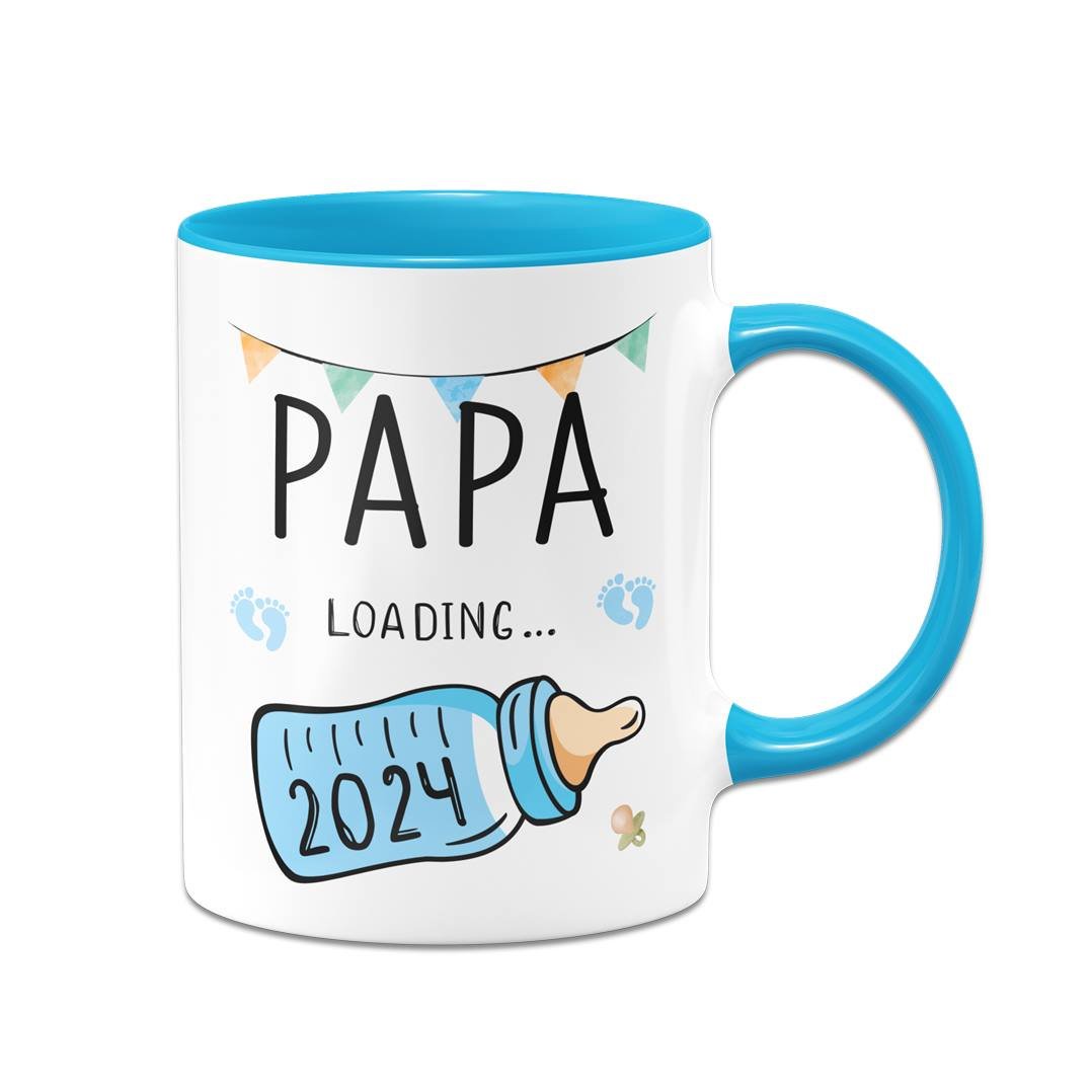 Bild: Tasse - Papa loading mit Babyflasche Geschenkidee