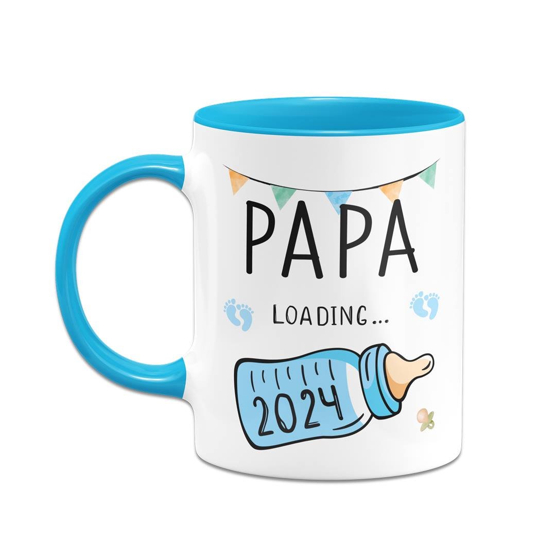 Bild: Tasse - Papa loading mit Babyflasche Geschenkidee