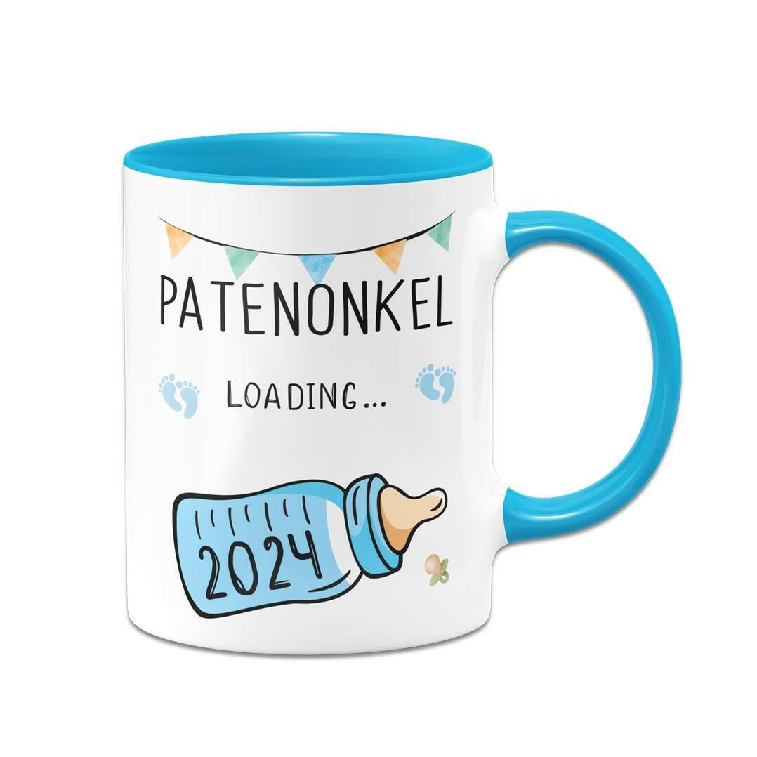 Bild: Tasse - Patenonkel loading mit Babyflasche Geschenkidee