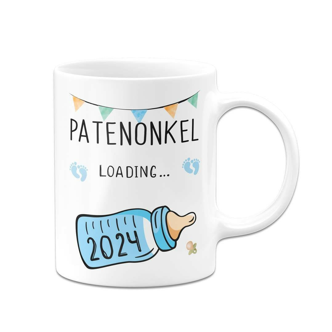 Bild: Tasse - Patenonkel loading mit Babyflasche Geschenkidee