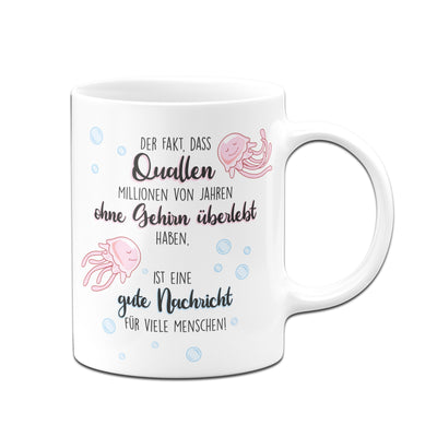 Bild: Tasse - Quallen überleben ohne Gehirn Geschenkidee