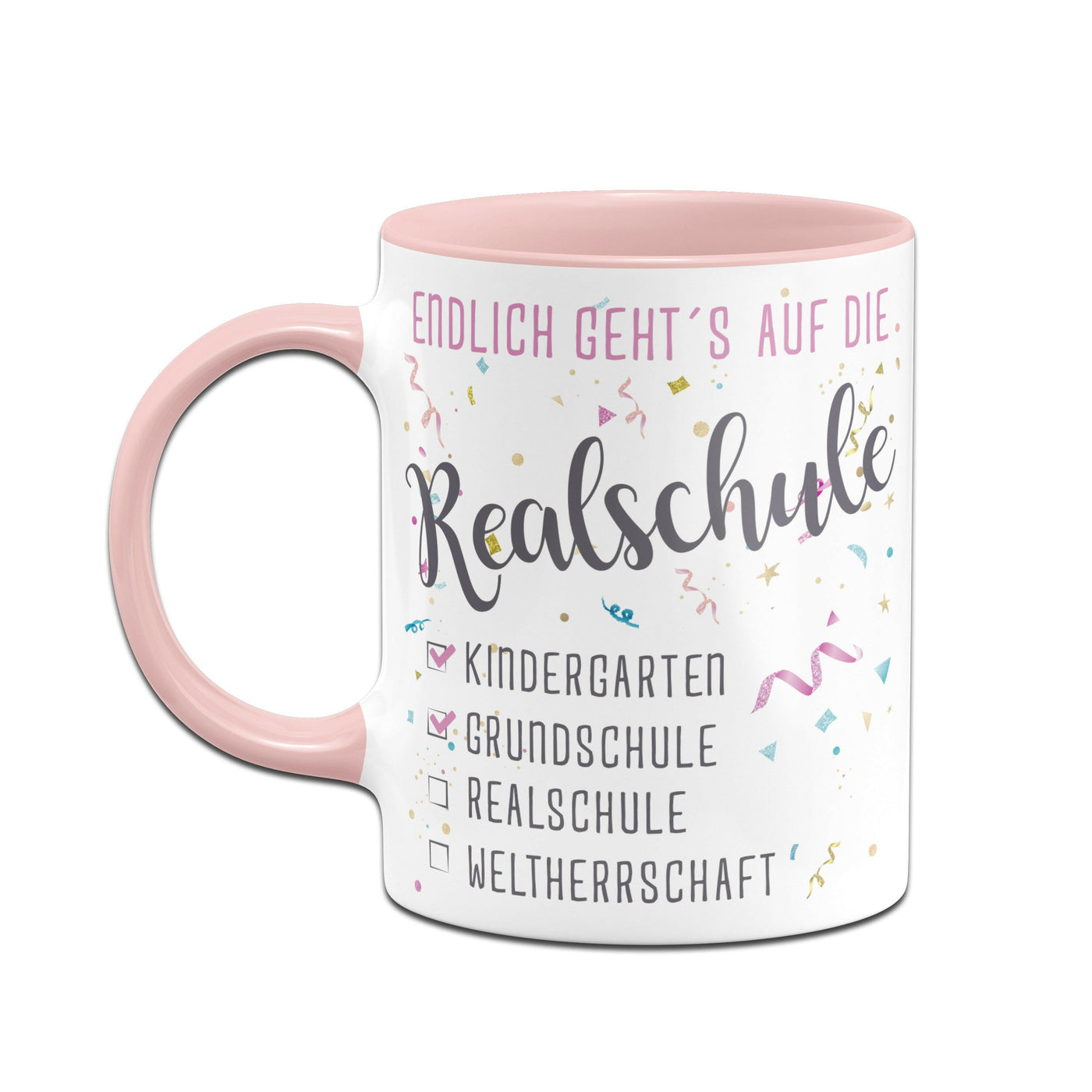 Tasse Schulwechsel - Endlich geht´s auf die Realschule