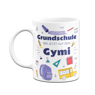 Bild: Tasse Schulwechsel - Tschüss Grundschule - Bin jetzt auf dem Gymi Geschenkidee