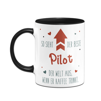 Bild: Tasse - So sieht der beste Pilot der Welt aus, wenn er Kaffee trinkt. Geschenkidee