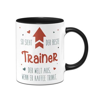 Bild: Tasse - So sieht der beste Trainer der Welt aus, wenn er Kaffee trinkt. Geschenkidee