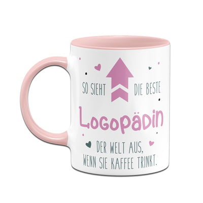 Bild: Tasse - So sieht die beste Logopädin der Welt aus, wenn sie Kaffee trinkt. Geschenkidee
