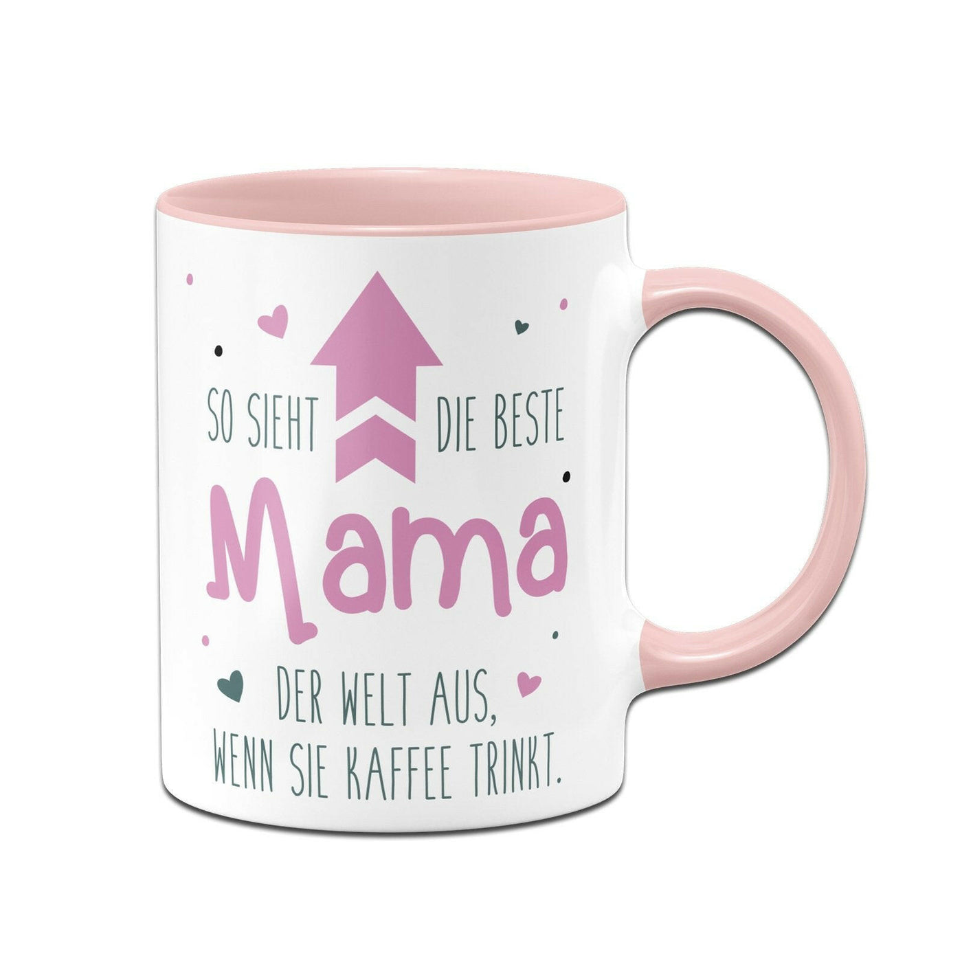 Bild: Tasse - So sieht die beste Mama der Welt aus, wenn sie Kaffee trinkt. Geschenkidee
