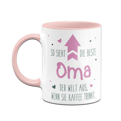 Bild: Tasse - So sieht die beste Oma der Welt aus, wenn sie Kaffee trinkt. Geschenkidee