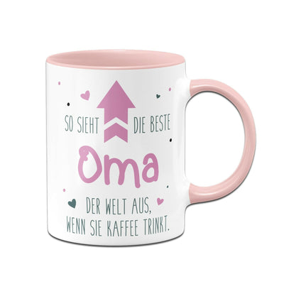 Bild: Tasse - So sieht die beste Oma der Welt aus, wenn sie Kaffee trinkt. Geschenkidee
