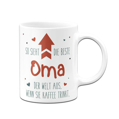 Bild: Tasse - So sieht die beste Oma der Welt aus, wenn sie Kaffee trinkt. Geschenkidee
