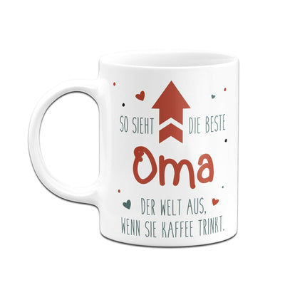 Bild: Tasse - So sieht die beste Oma der Welt aus, wenn sie Kaffee trinkt. Geschenkidee