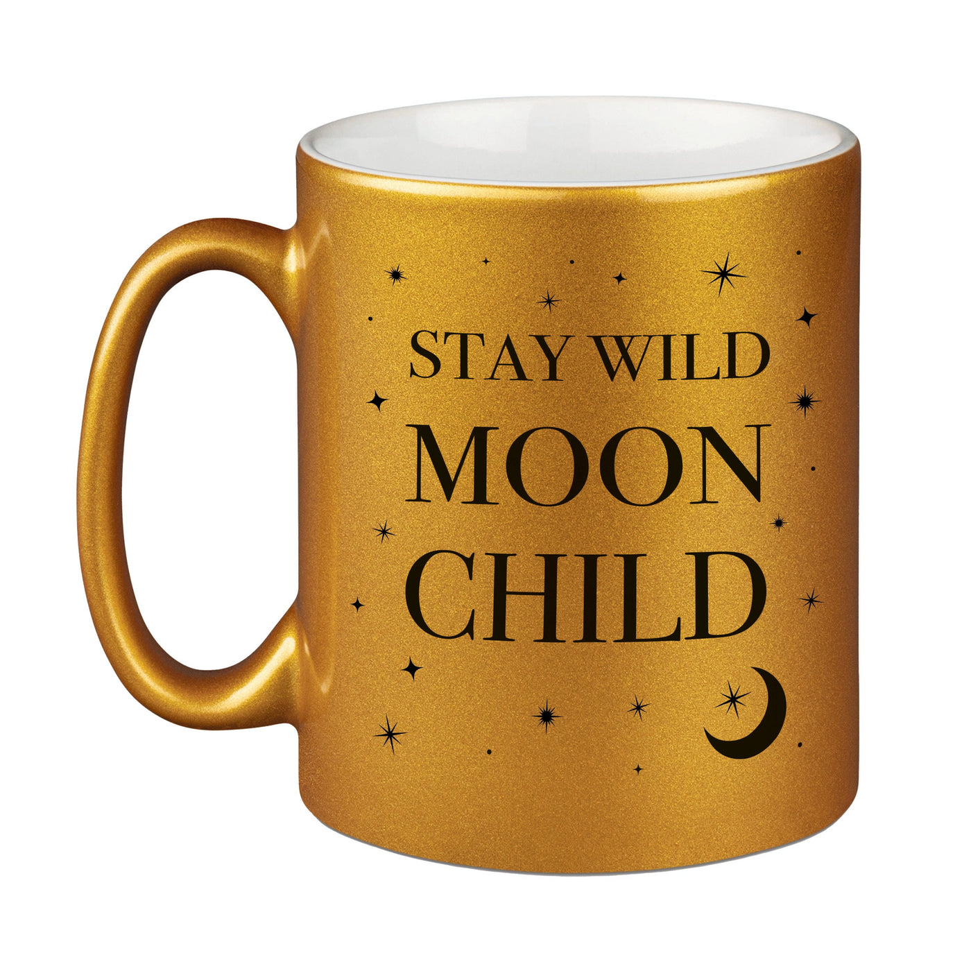 Bild: Tasse - Stay wild Moon Child - Metallictasse Geschenkidee