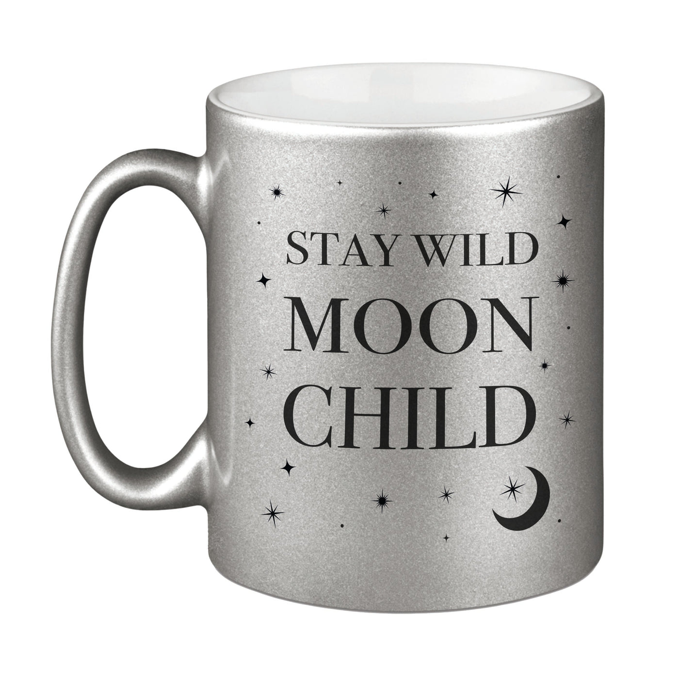 Bild: Tasse - Stay wild Moon Child - Metallictasse Geschenkidee