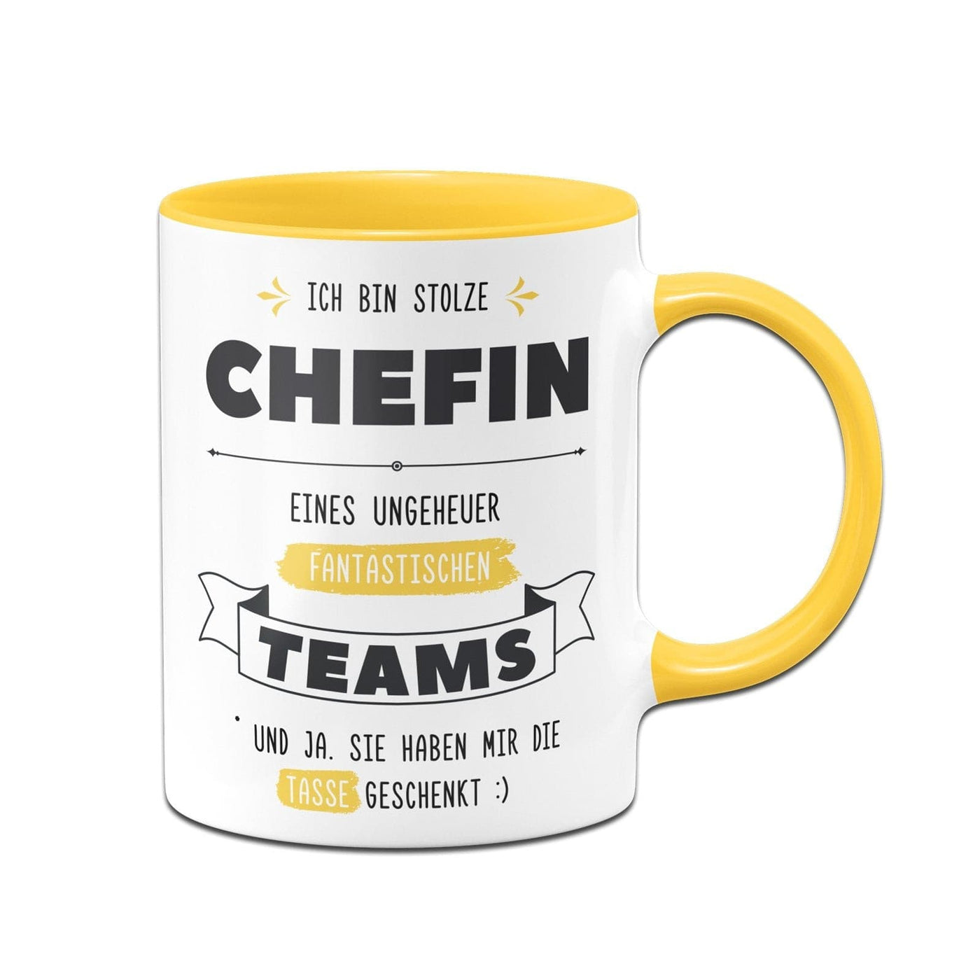 Bild: Tasse - Stolze Chefin eines fantastischen Teams - V2 Geschenkidee