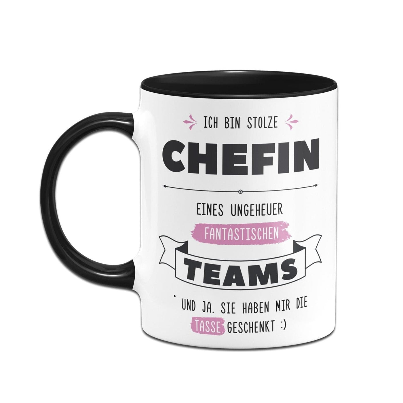 Bild: Tasse - Stolze Chefin eines fantastischen Teams - V2 Geschenkidee