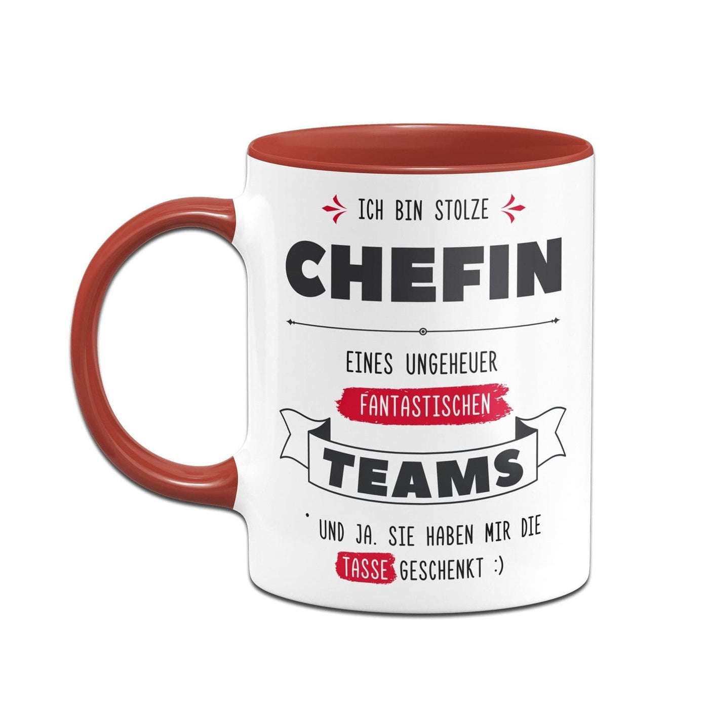 Bild: Tasse - Stolze Chefin eines fantastischen Teams - V2 Geschenkidee