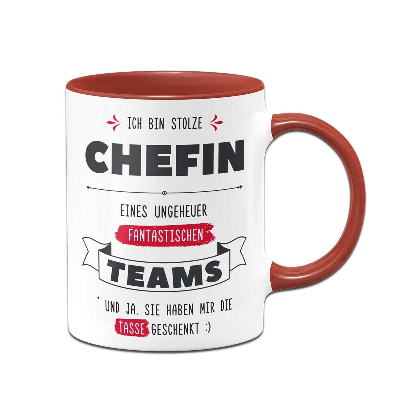 Bild: Tasse - Stolze Chefin eines fantastischen Teams - V2 Geschenkidee