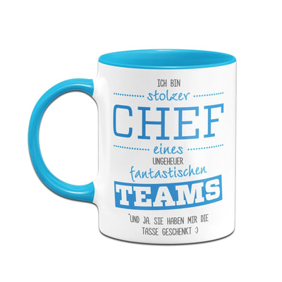 Bild: Tasse - Stolzer Chef eines fantastischen Teams Geschenkidee