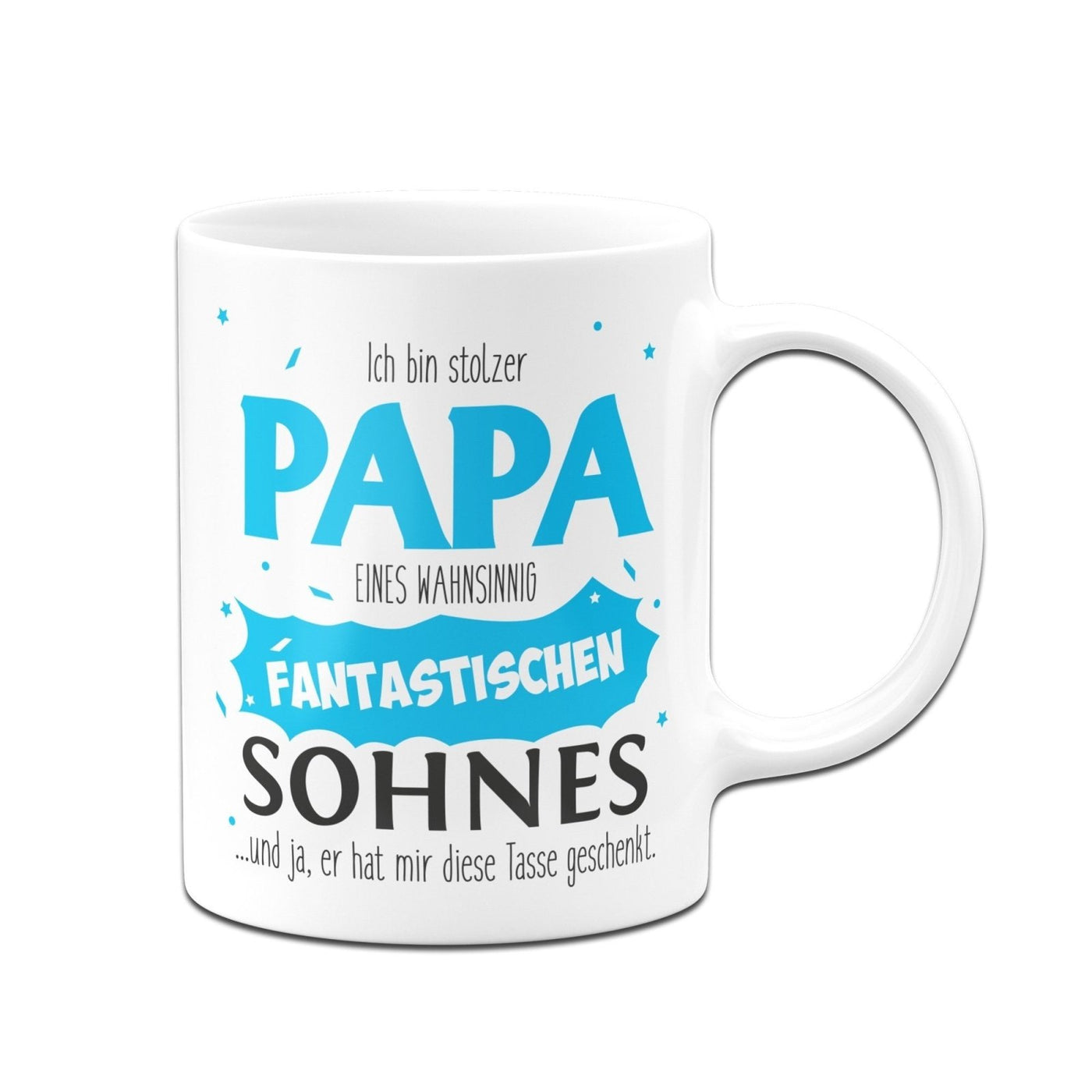 Bild: Tasse - Stolzer Papa eines fantastischen Sohnes Geschenkidee