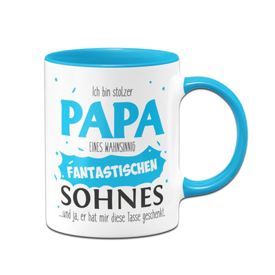 Bild: Tasse - Stolzer Papa eines fantastischen Sohnes Geschenkidee