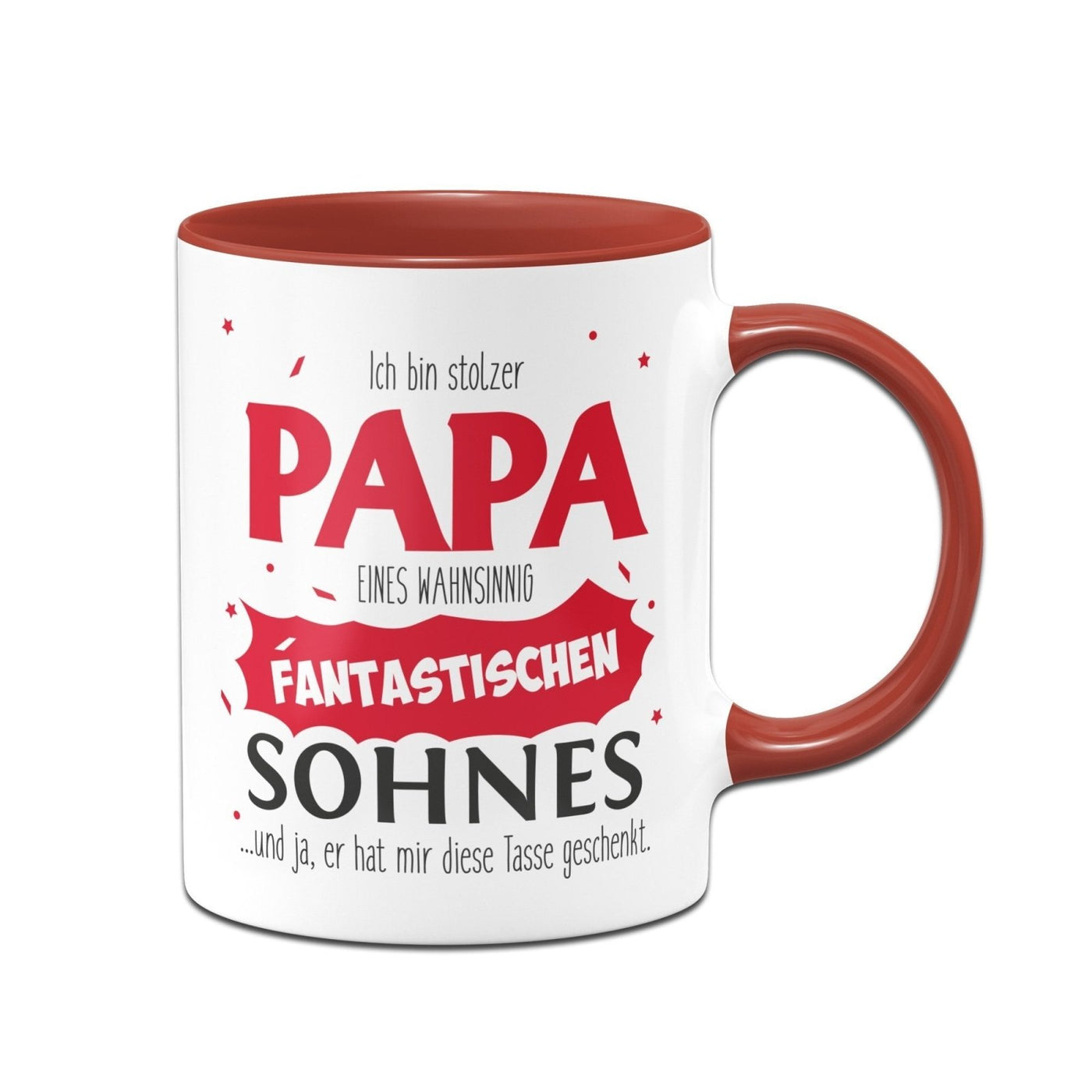 Bild: Tasse - Stolzer Papa eines fantastischen Sohnes Geschenkidee