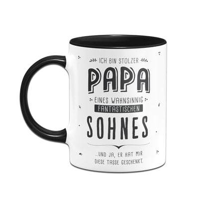 Bild: Tasse - Stolzer Papa eines fantastischen Sohnes - V2 Geschenkidee