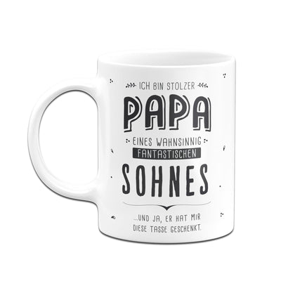 Bild: Tasse - Stolzer Papa eines fantastischen Sohnes - V2 Geschenkidee