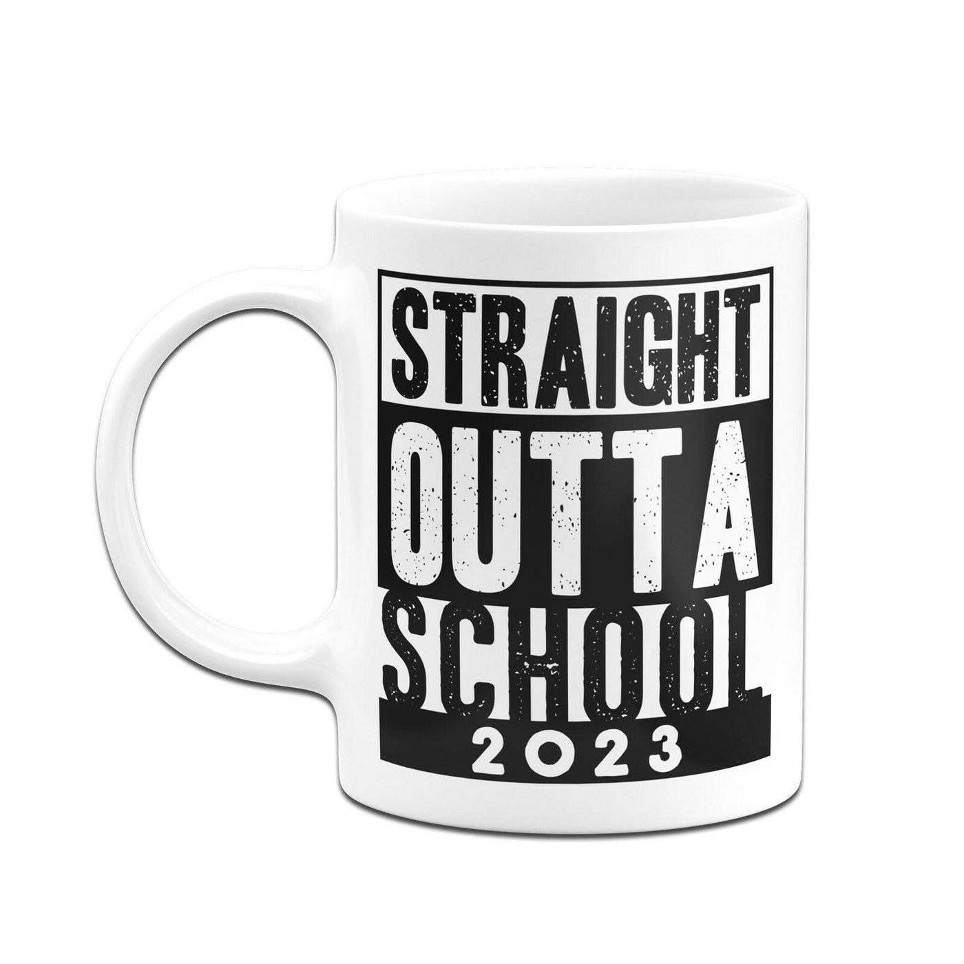 Bild: Tasse - Straight Outta School 2023 Geschenkidee