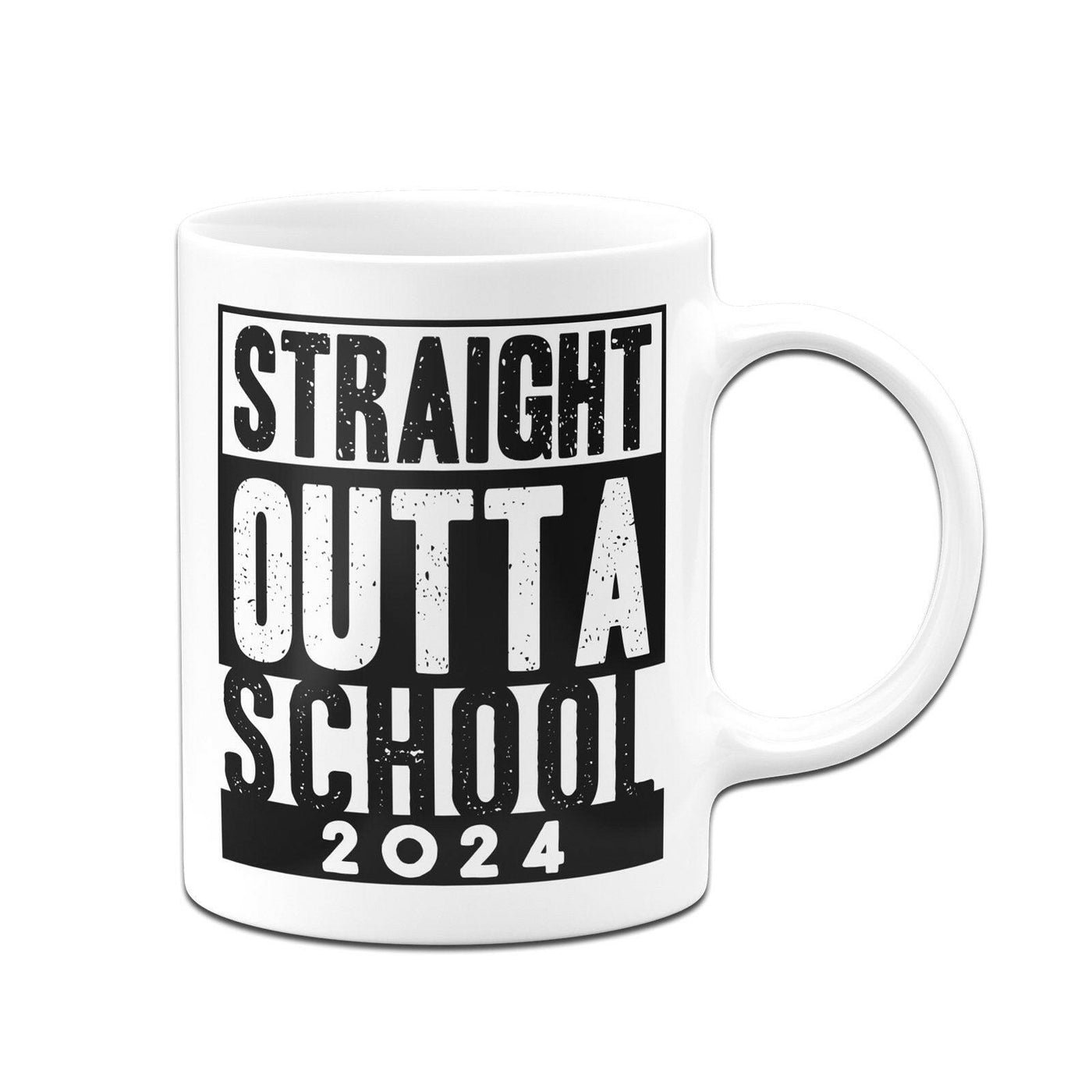 Bild: Tasse - Straight Outta School 2024 Geschenkidee