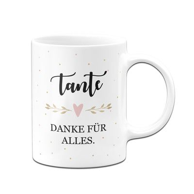 Bild: Tasse - Tante danke für alles. Geschenkidee