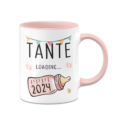 Bild: Tasse - Tante loading mit Babyflasche Geschenkidee