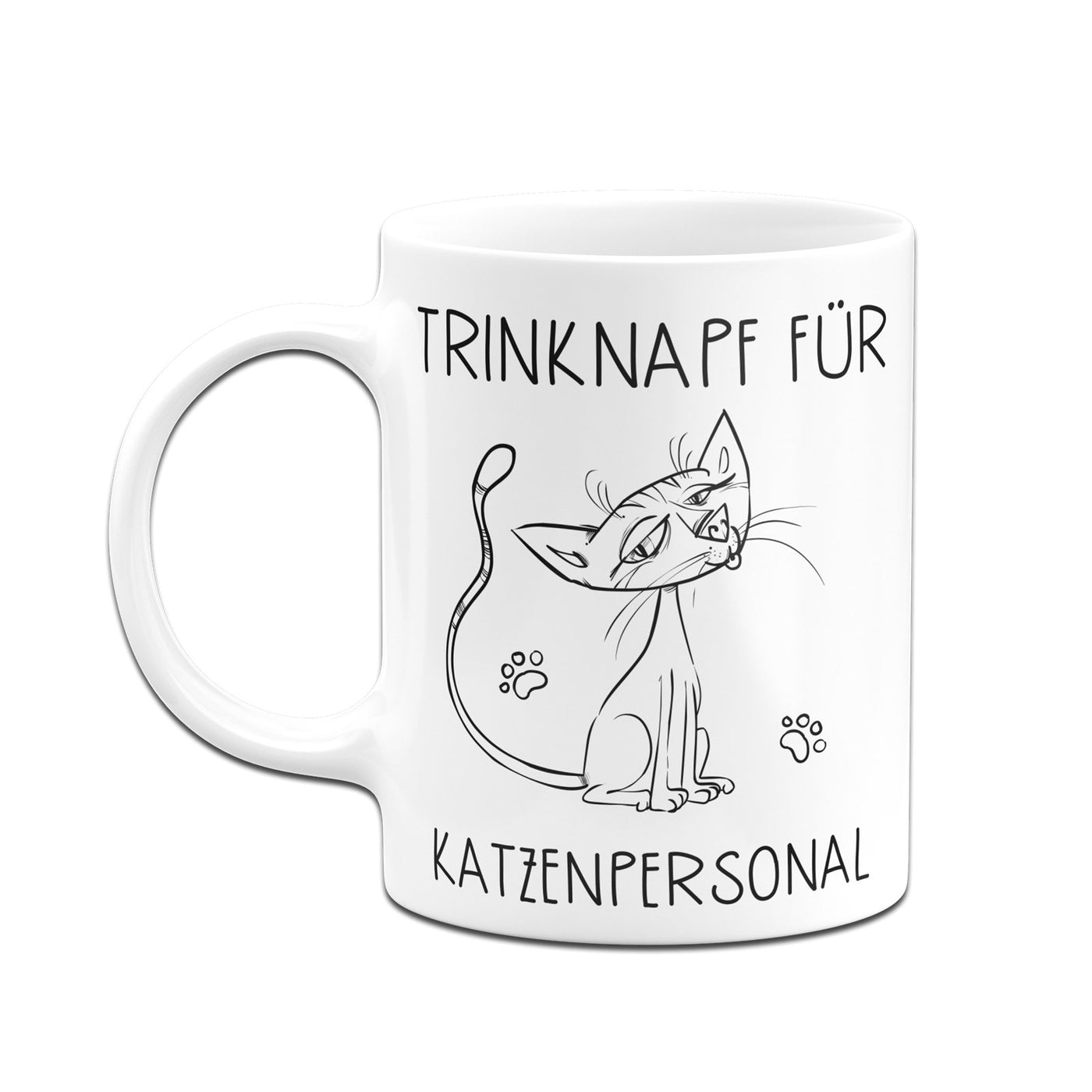 Bild: Tasse - Trinknapf für Katzenpersonal V2 Geschenkidee