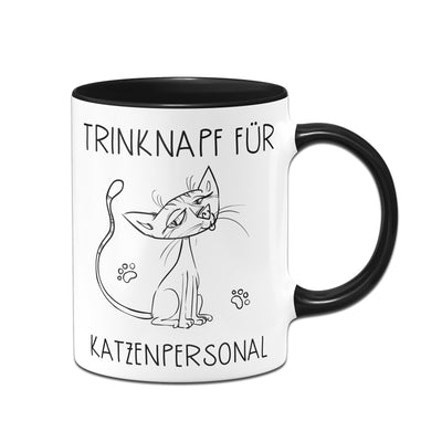 Bild: Tasse - Trinknapf für Katzenpersonal V2 Geschenkidee