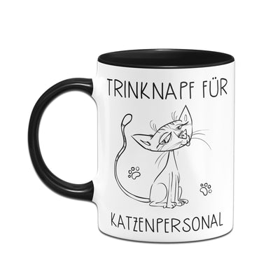 Bild: Tasse - Trinknapf für Katzenpersonal V2 Geschenkidee