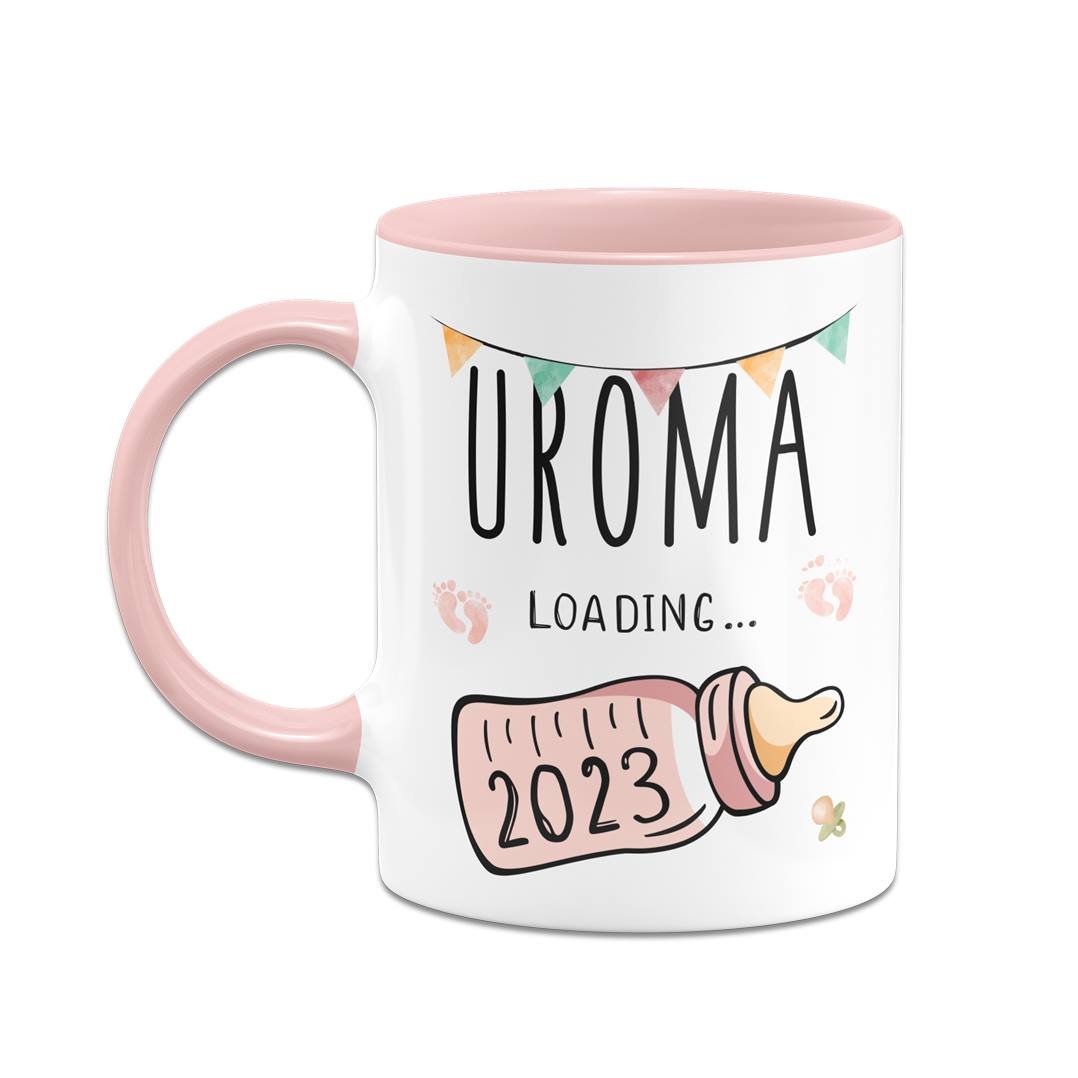 Bild: Tasse - Uroma loading mit Babyflasche Geschenkidee