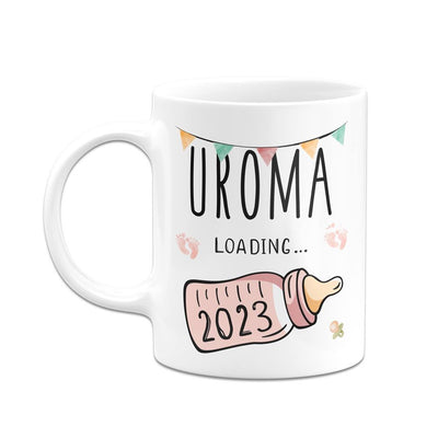 Bild: Tasse - Uroma loading mit Babyflasche Geschenkidee