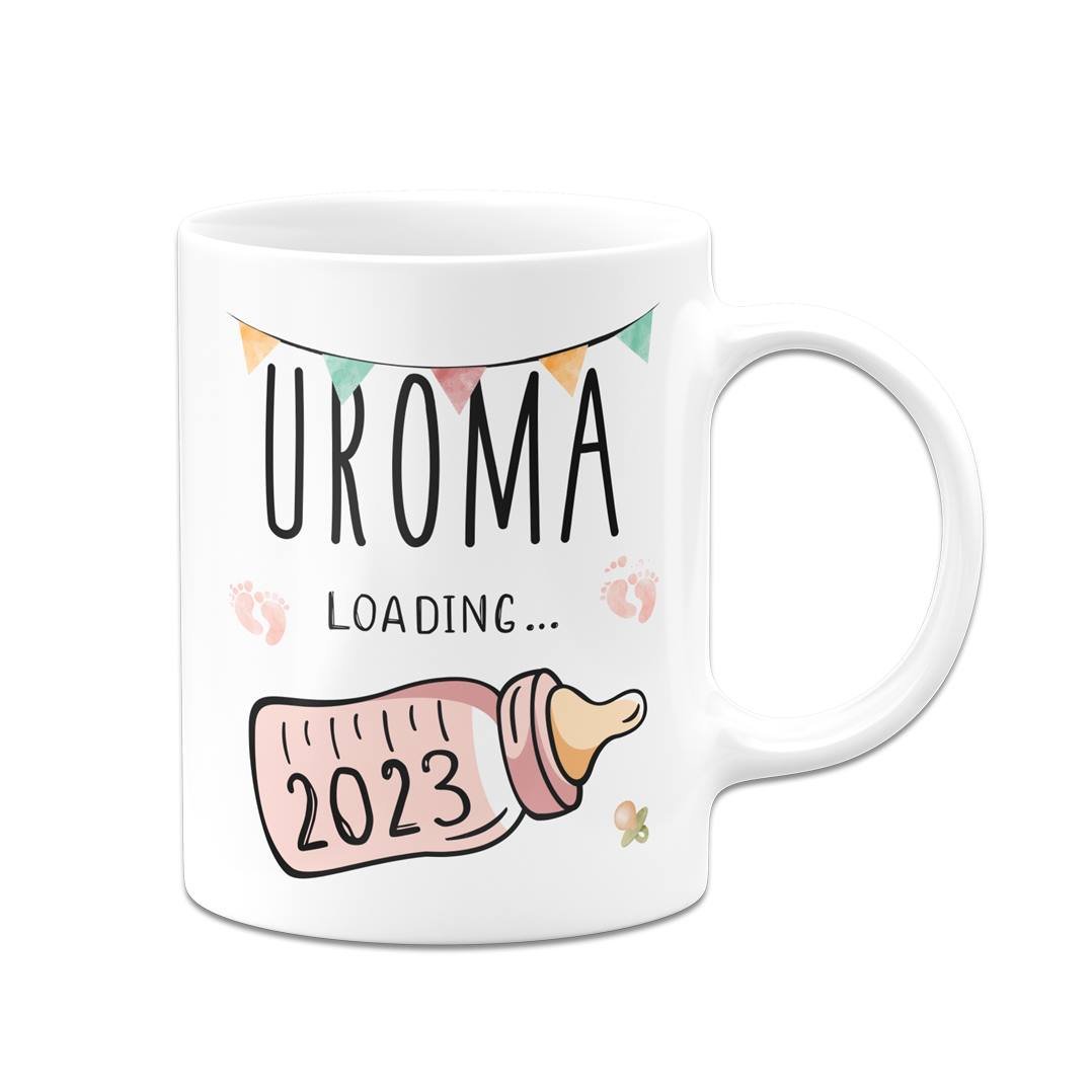 Bild: Tasse - Uroma loading mit Babyflasche Geschenkidee