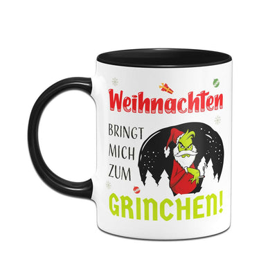 Bild: Tasse - Weihnachten bringt mich zum Grinchen! Geschenkidee