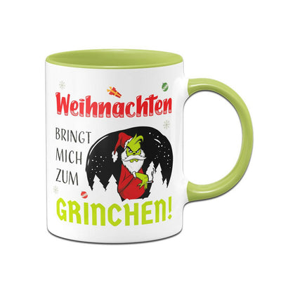 Bild: Tasse - Weihnachten bringt mich zum Grinchen! Geschenkidee