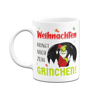 Bild: Tasse - Weihnachten bringt mich zum Grinchen! Geschenkidee