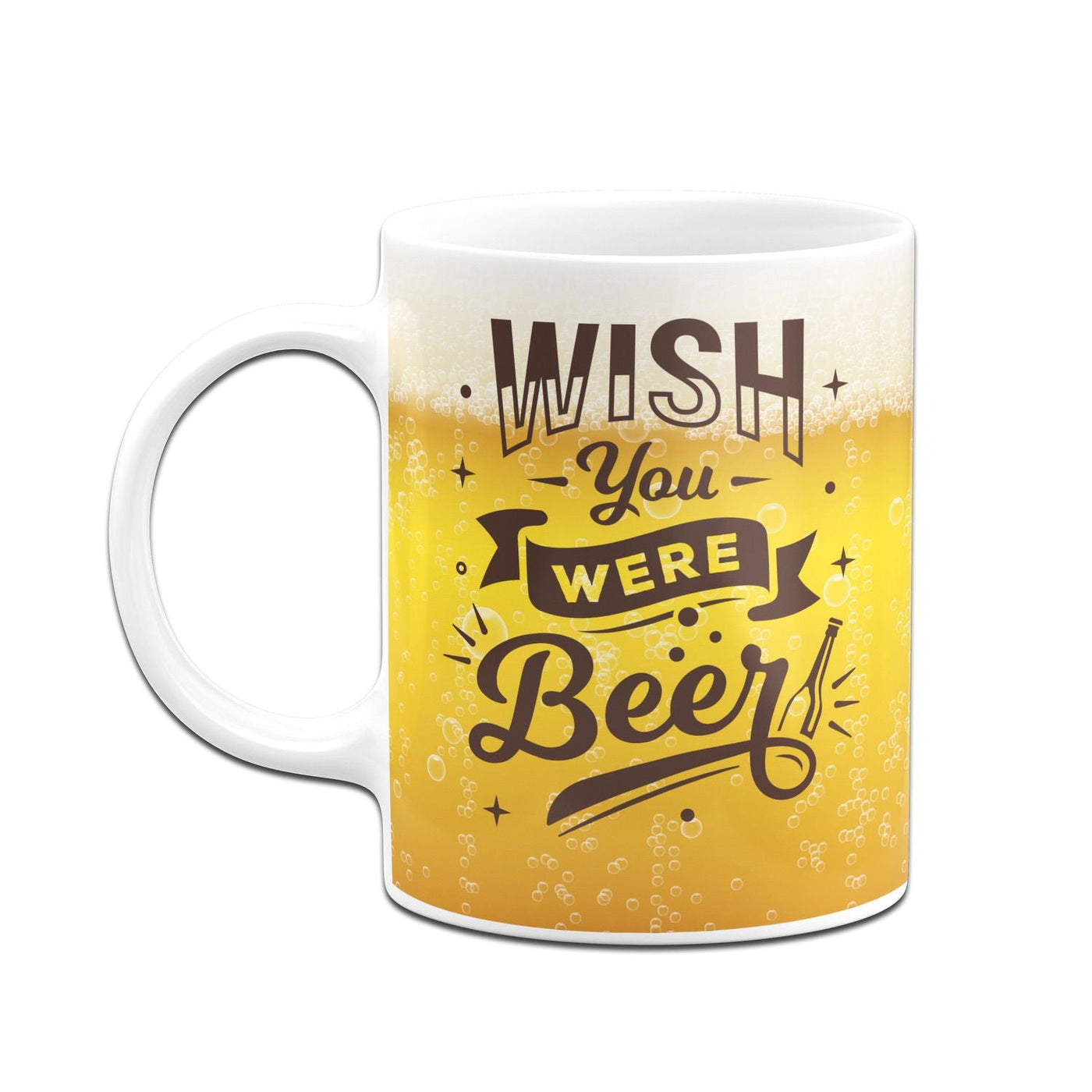 Bild: Tasse - Wish you were Beer Geschenkidee