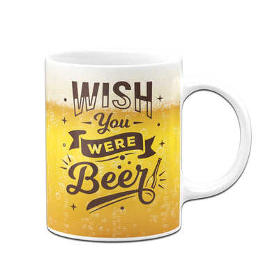 Bild: Tasse - Wish you were Beer Geschenkidee