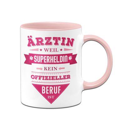 Bild: Tasse - Ärztin weil Superheldin kein offizieller Beruf ist Geschenkidee