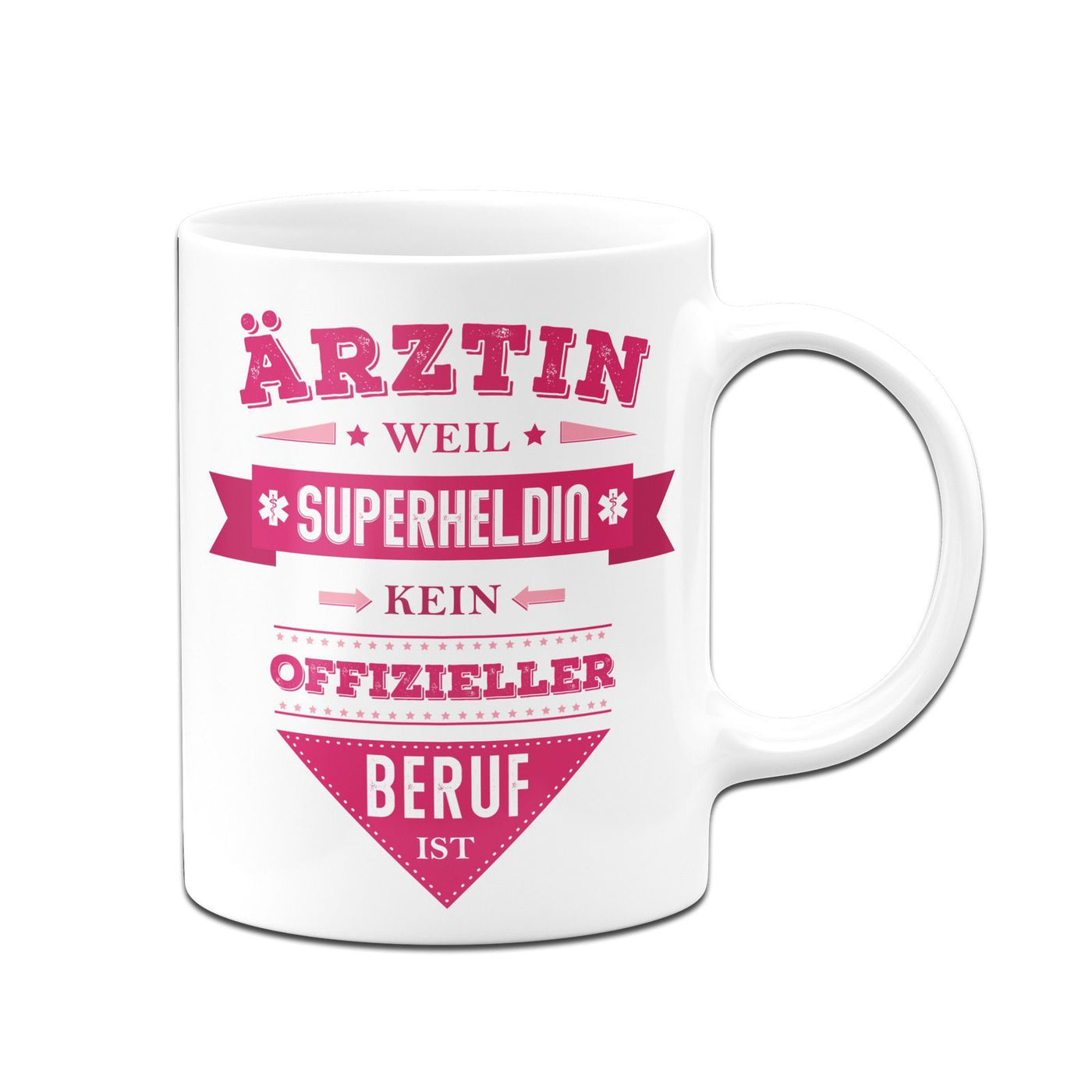 Bild: Tasse - Ärztin weil Superheldin kein offizieller Beruf ist Geschenkidee