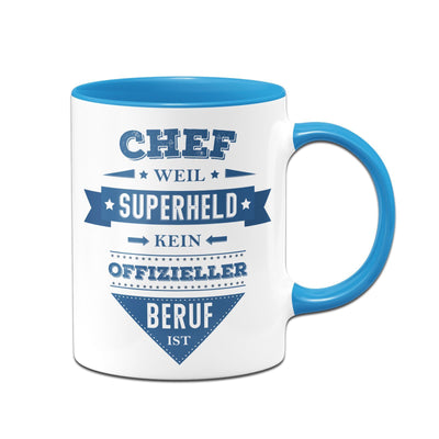 Bild: Tasse - Chef weil Superheld kein offizieller Beruf ist Geschenkidee