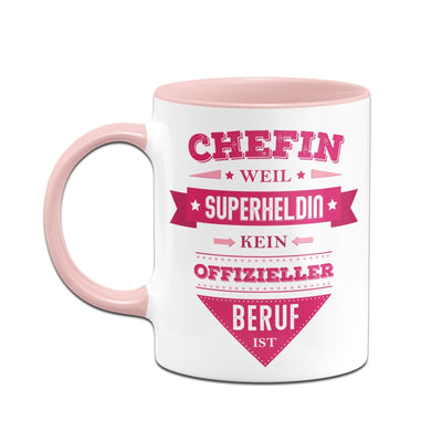 Bild: Tasse - Chefin weil Superheldin kein offizieller Beruf ist Geschenkidee