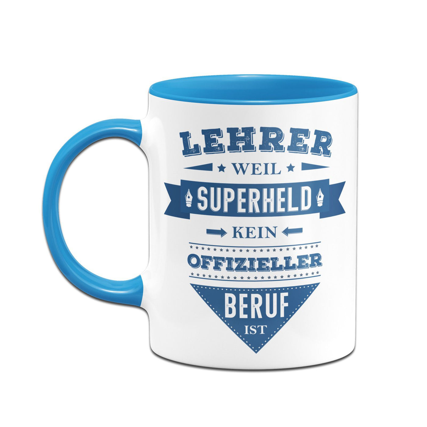 Bild: Tasse - Lehrer weil Superheld kein offizieller Beruf ist Geschenkidee