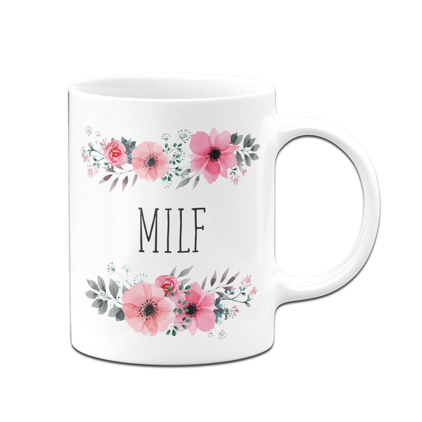 Bild: Tasse - MILF Blumig Geschenkidee