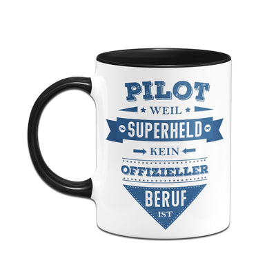 Bild: Tasse - Pilot weil Superheld kein offizieller Beruf ist Geschenkidee